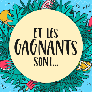 Les gagnants du concours « Parfum d’été »