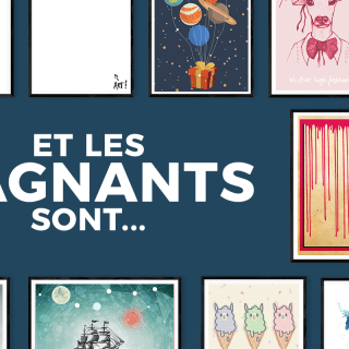 Les gagnants du concours « Déco murale »