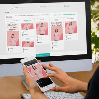 Personalisiertes Werbematerial für Deinen Shop