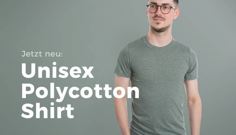 Jetzt neu: Unisex Polycotton T-Shirt