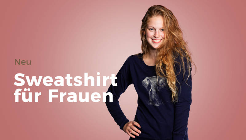 Neues Produkt: Figurbetontes Sweatshirt für Frauen