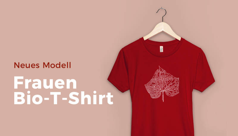 Frauen Bio-T-Shirt: Unser neues Modell