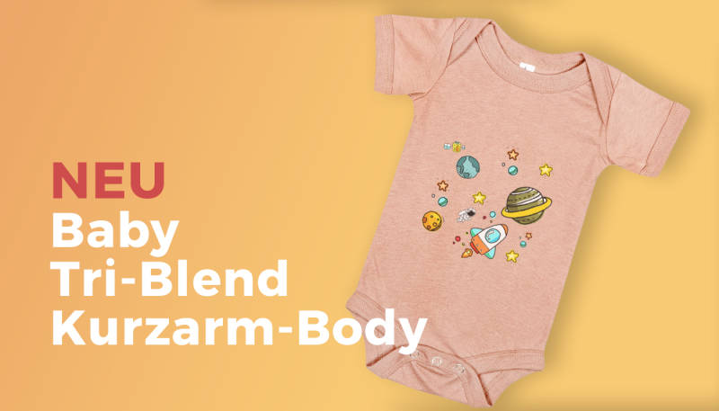 NEU: Baby Tri-Blend-Kurzarm-Body