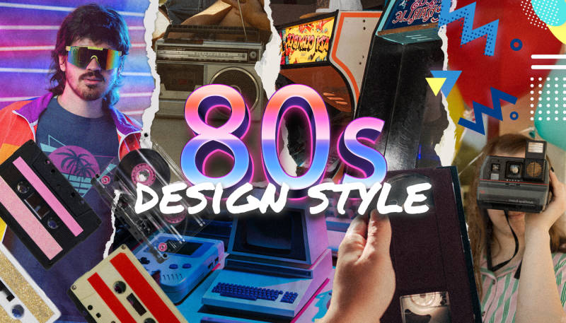 Mit Designs durch die Jahrzehnte: 80er-Style