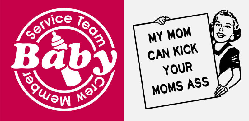 Des t-shirts drôles pour maman et papa
