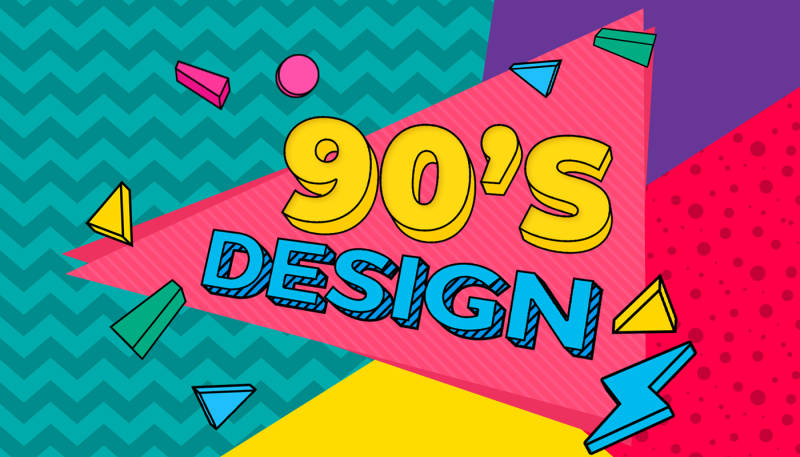Les années 90 en designs