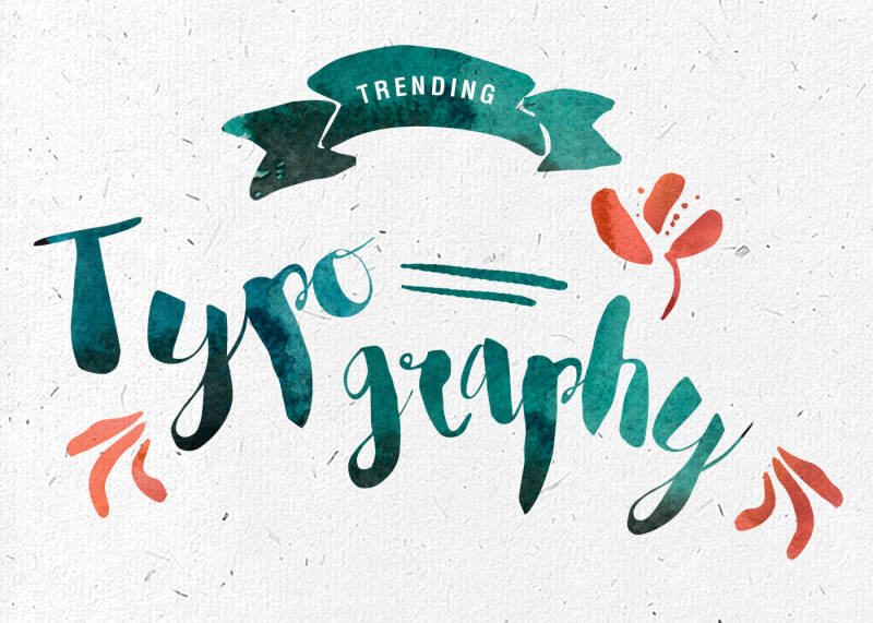 Design trend typography