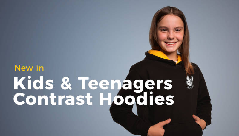 New in: Kids and Teenagers Contrast Hoodies