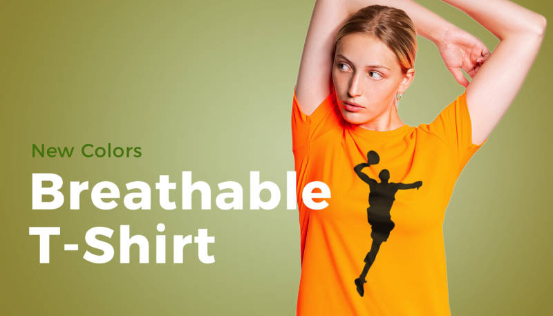 New Colors: Breathable T-Shirt