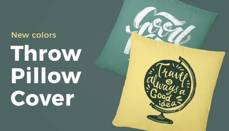 New Throw Pillow Cover Colors