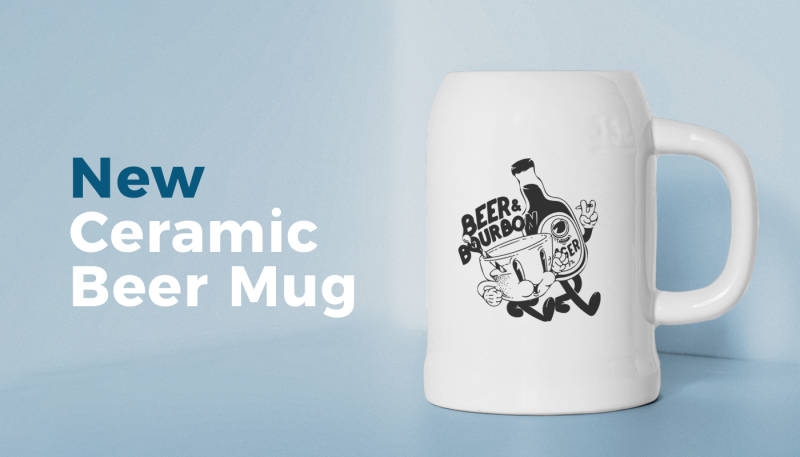 New in: Ceramic Beer Mug