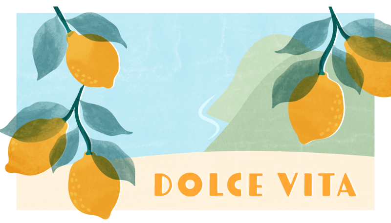 Design inspiration: summer, sun, dolce vita