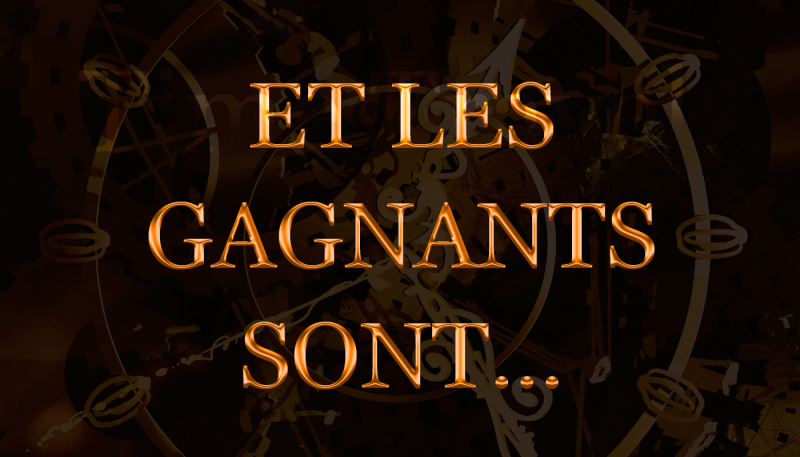 Les gagnants du concours « Voyage dans le temps »