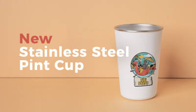 NEW: Stainless Steel Pint Cup
