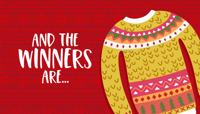 Ugly Christmas Sweater Contest – The Winners