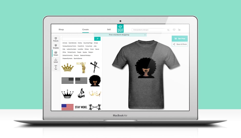 Removing the Design Price Cap in Spreadshirt’s Create Tool