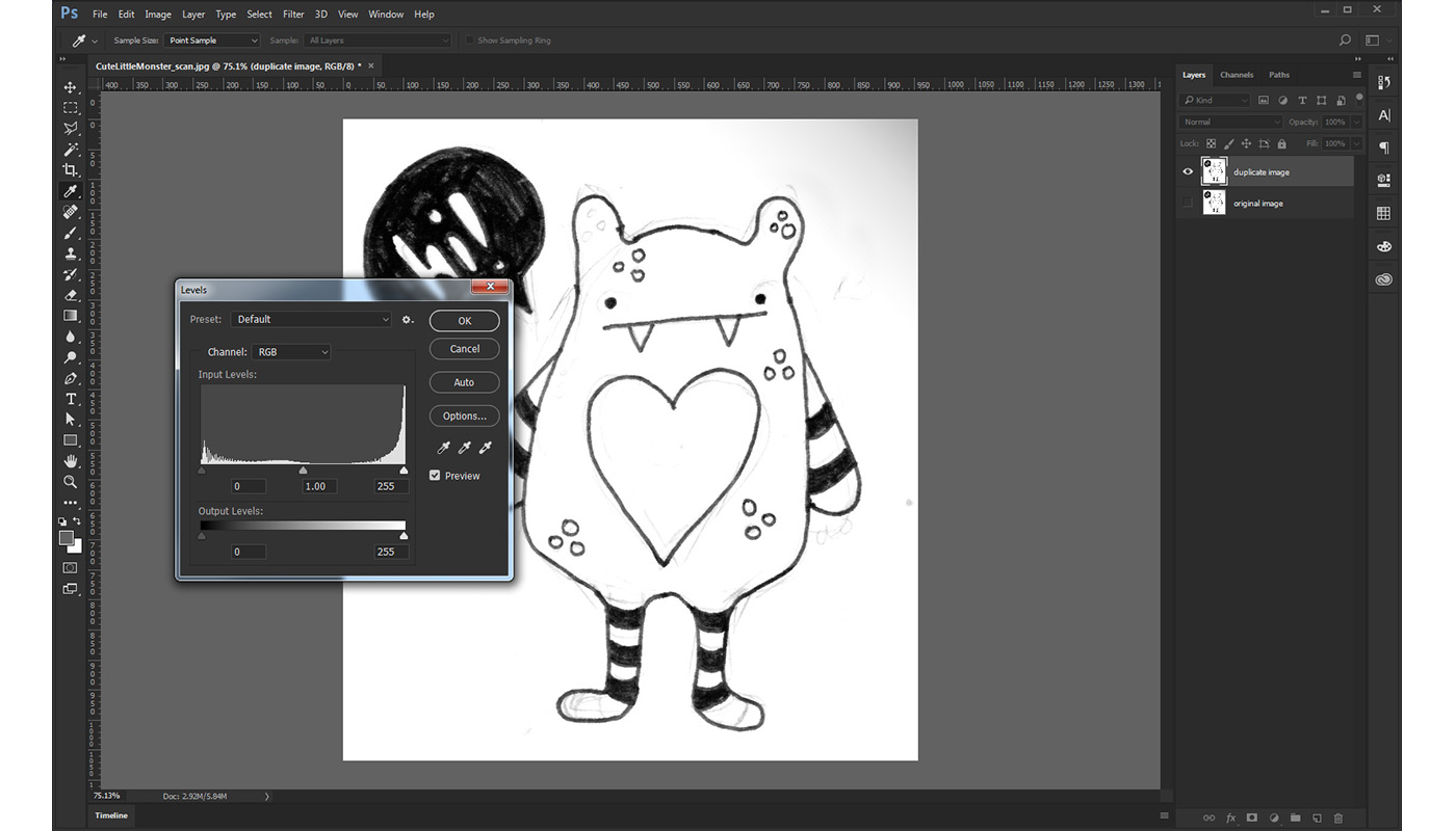 How To Digitize A Drawing In Photoshop The Us Spreadshirt Blog