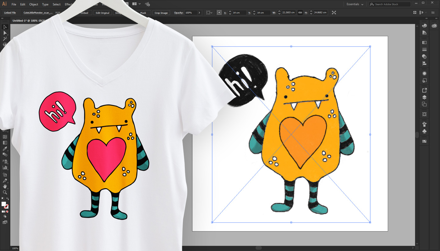 Bilder Vektorisieren Mit Illustrator Das Deutsche Spreadshirt Blog