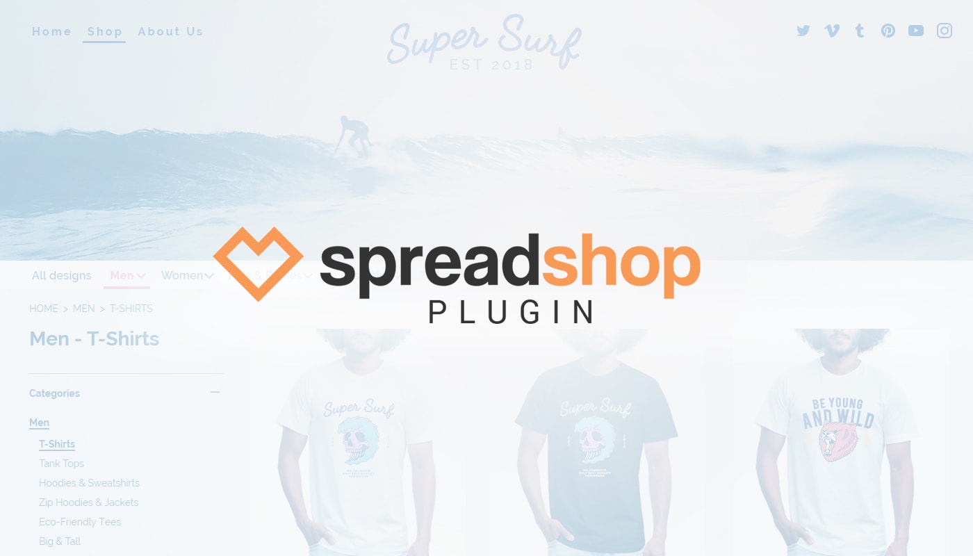 Spreadshop Tools: Wordpress Plugin