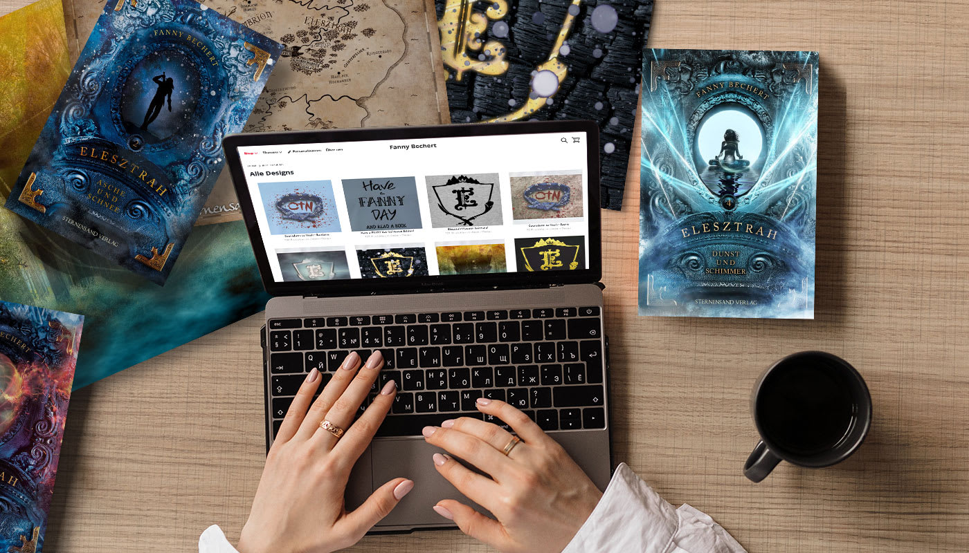 Books & Spreadshop. Author Fanny Bechert talks to us about her merchandise.
